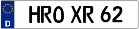 Truck License Plate